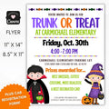 trunk or treat flyers